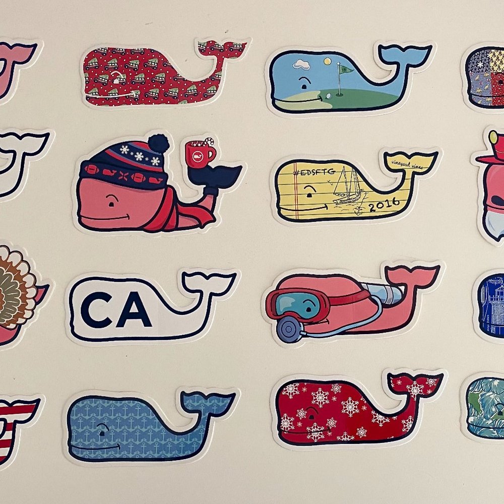 16 Vineyard Vines Stickers!!